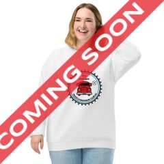 Unisex organic raglan sweatshirt
